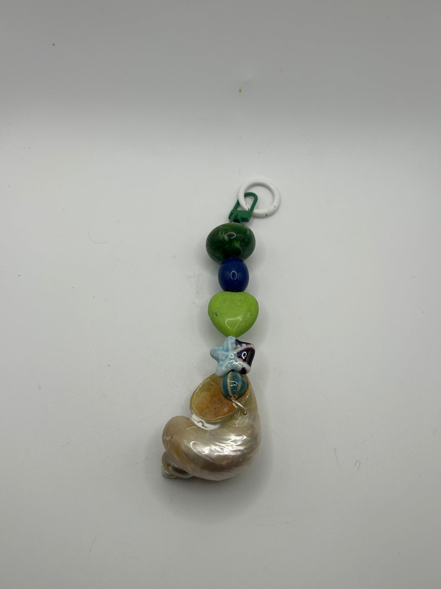Bracelet ou chaîne de cheville en acier inoxydable avec coquillage central, bijou style bohème plage été