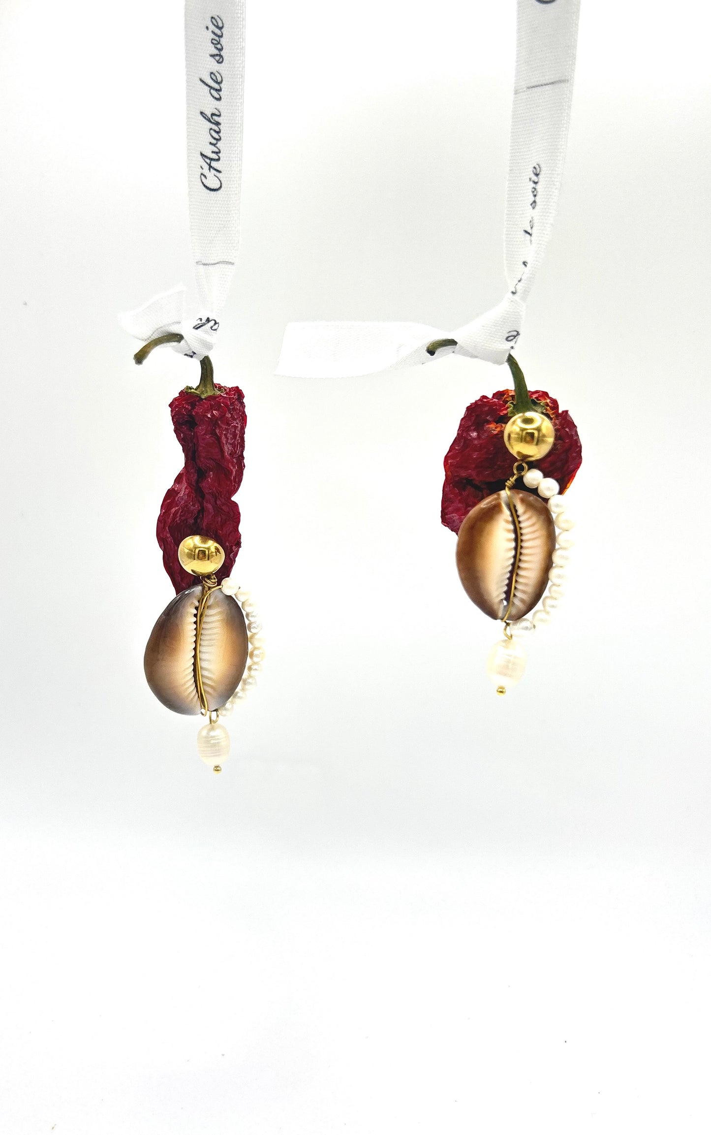 Perla Alta – Boucles d’oreilles en perles de culture & acier inoxydable