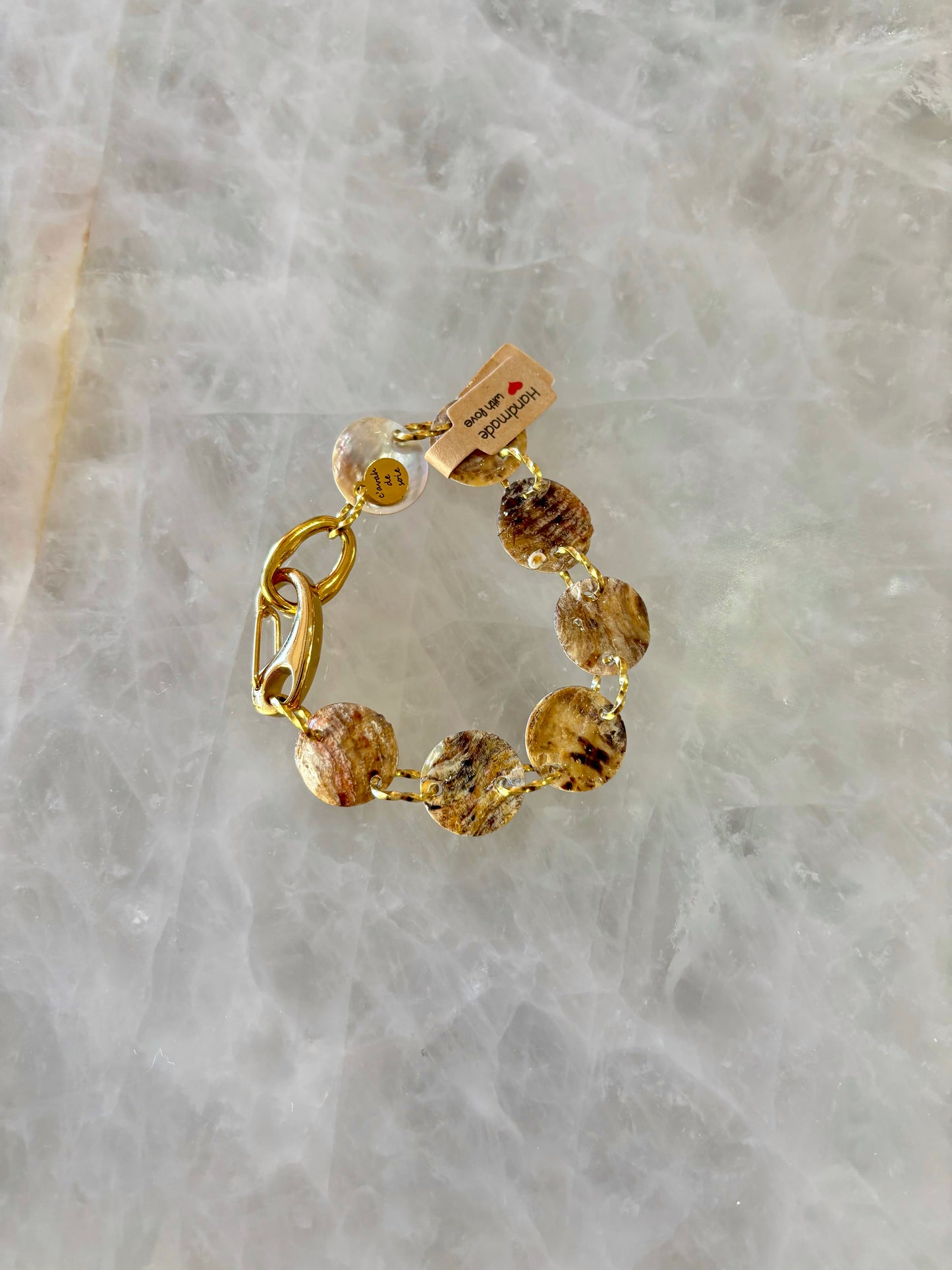Bracelet Duo Nacre – Réversible Marbre & Nacré