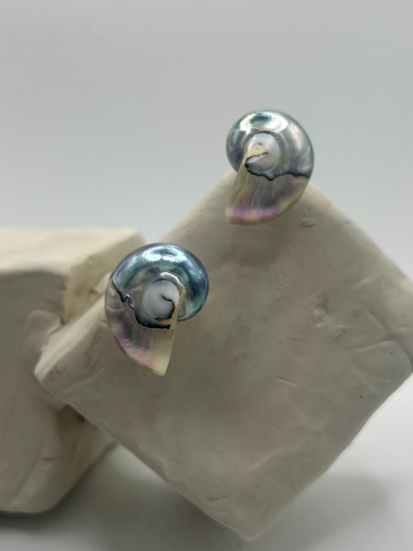 Boucles d’oreilles coquillage nacré – Variante élégante