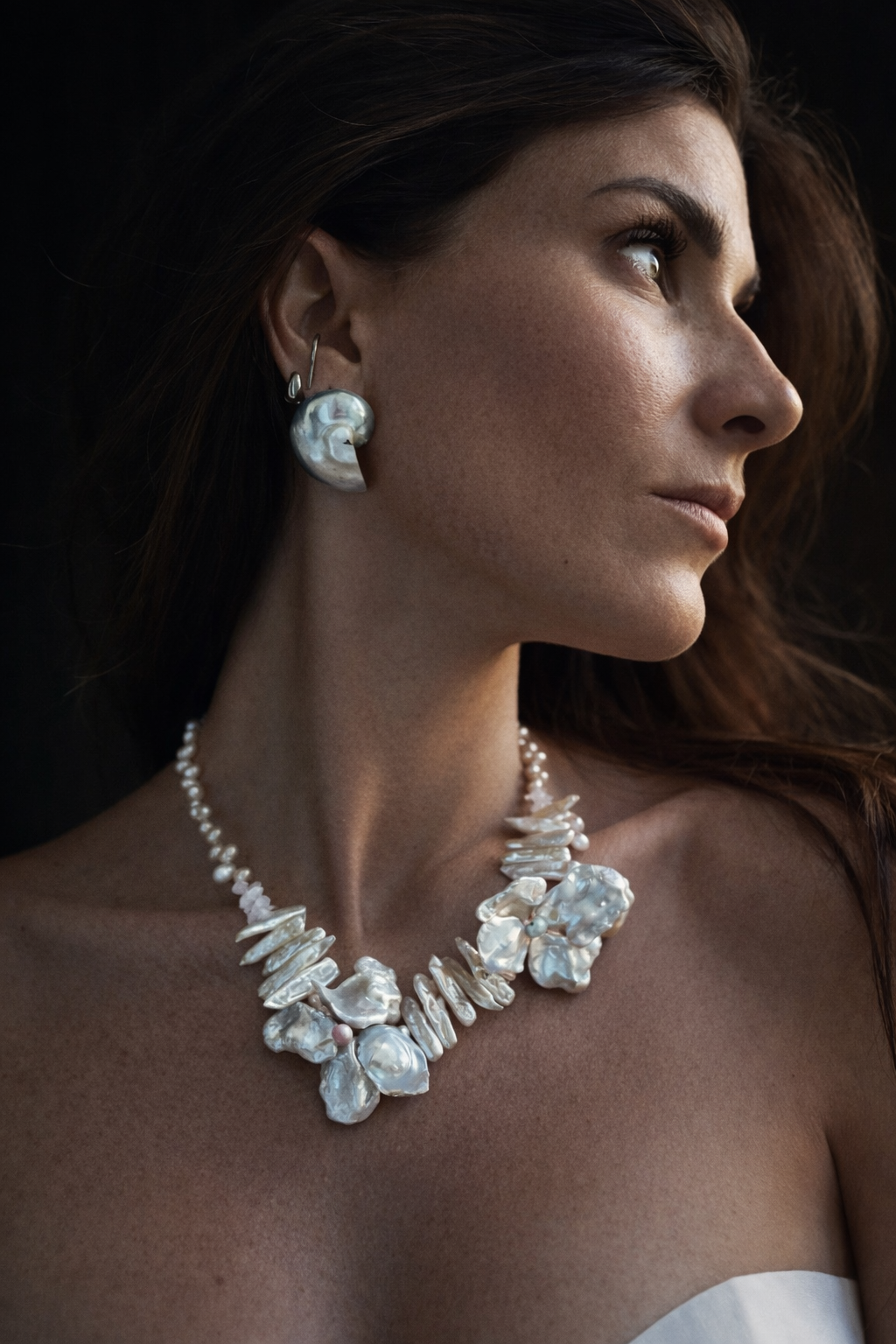 collier perle de culture biwa forme fleur idée cadeau pièces unique et actuelle pièce mode 2026