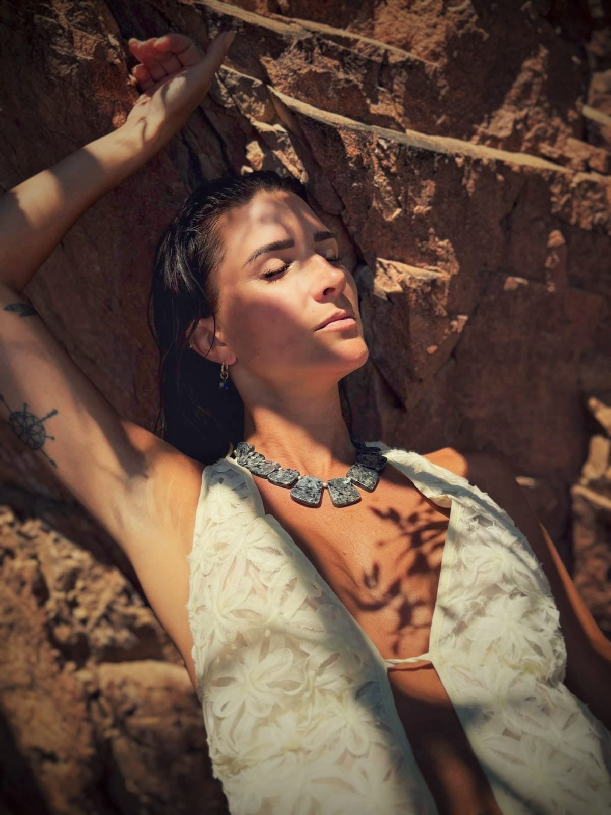 Collier en labradorite 