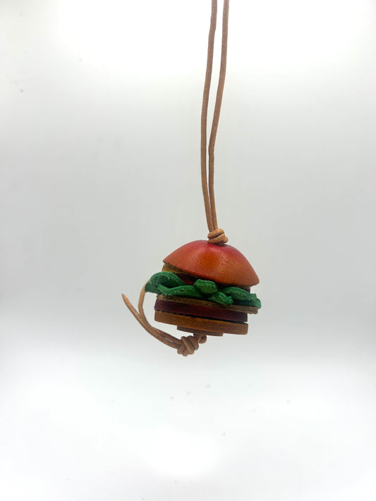 Bijou de Sac en Cuir Hamburger – Collection Automne 2025 – Original & Gourmand